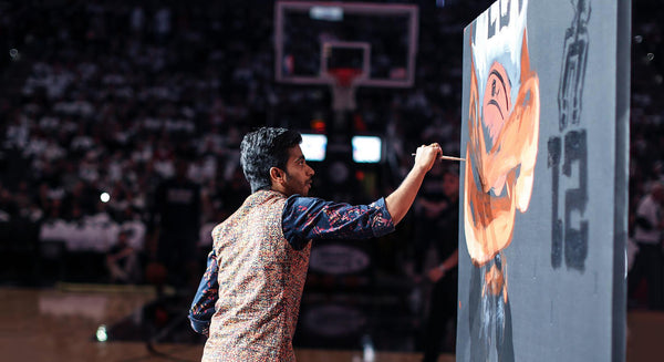Indian Artist Vilas Nayak Rocks NBA Game in USA